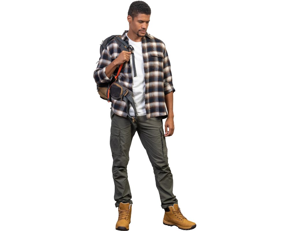 PANTALON CARGO HOMME GRIS