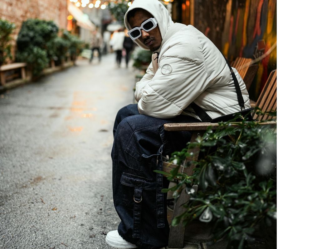 PANTALON CARGO LARGE HOMME