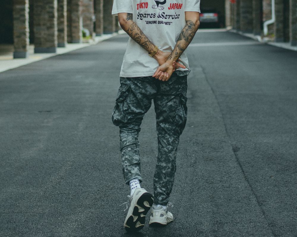 PANTALON CARGO SLIM HOMME