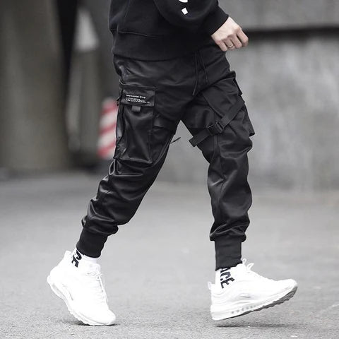 PANTALON CARGO NOIR