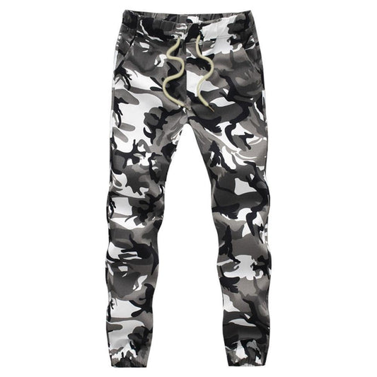 Pantalon cargo homme camouflage style crayon