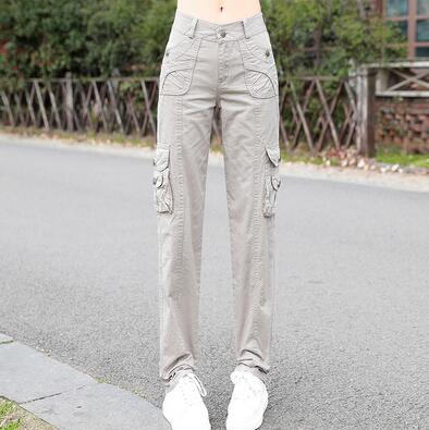 Pantalon cargo femme occasionnelle