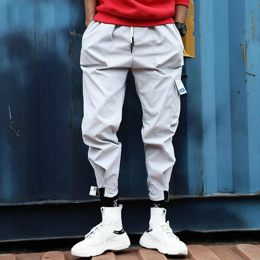 Pantalon cargo homme chevilles réglables