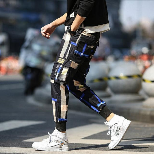 Pantalon cargo homme contracté aux chevilles