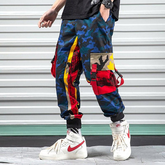 Pantalon cargo homme épinglé sur course