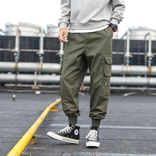 Pantalon cargo homme fermetures différentes