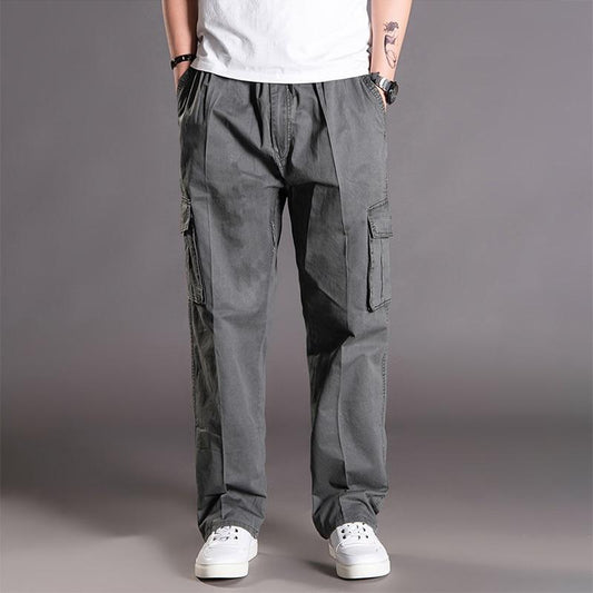 Pantalon cargo homme grande taille