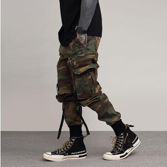 Pantalon cargo homme imprimé
