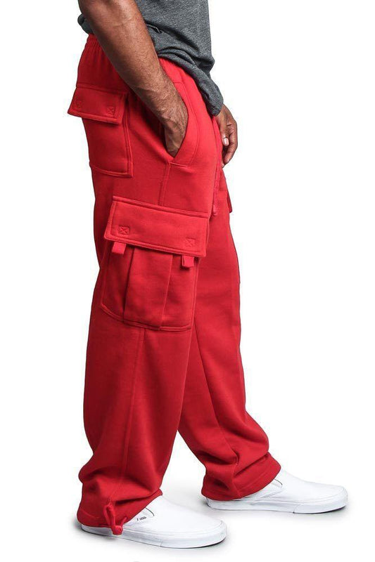 Pantalon cargo homme large poches multiples