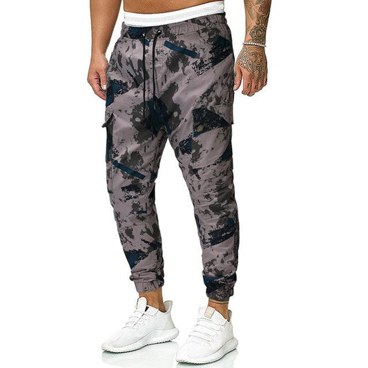 Pantalon cargo homme multiples motifs