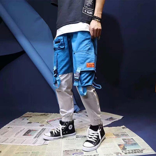 Pantalon cargo homme poches à clips