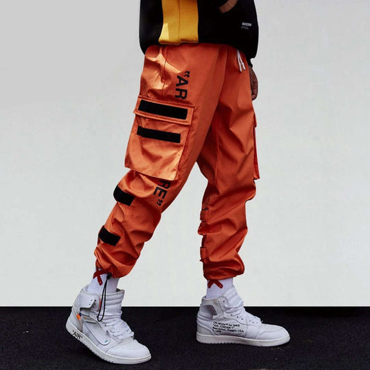 Pantalon cargo homme réglable et adjustable aux chevilles