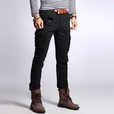 Pantalon cargo homme skinny élastique