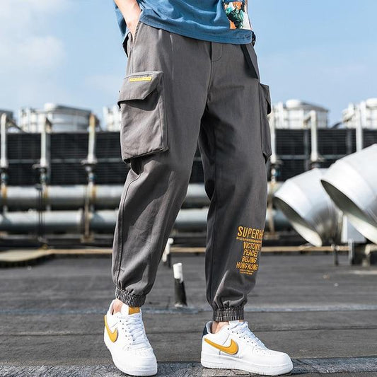 Pantalon cargo homme sport en baggy