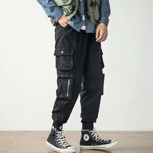 Pantalon cargo homme style épinglé