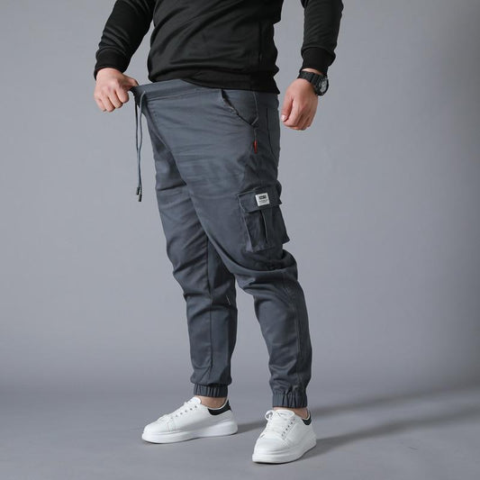 Pantalon cargo homme taille réglable