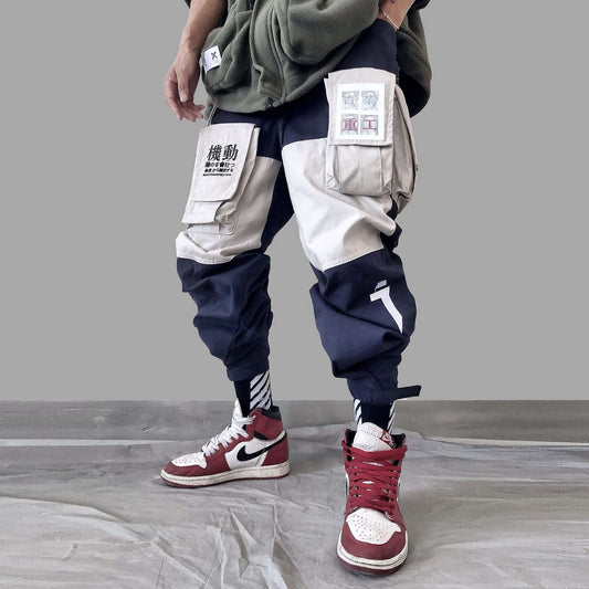 Pantalon cargo large avec poches