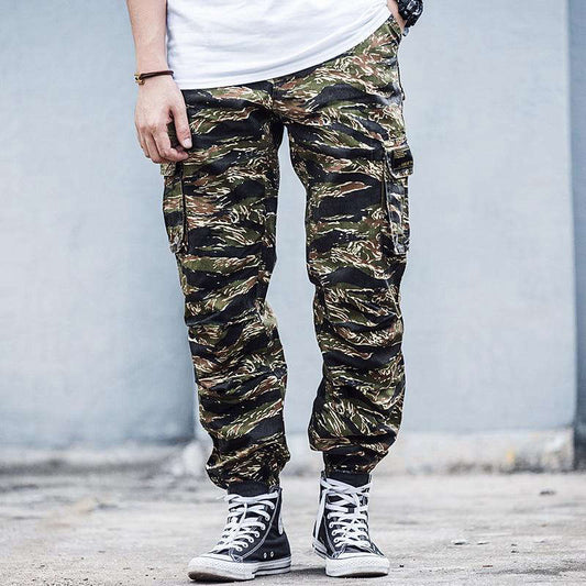 Pantalons cargo homme militaire à poches